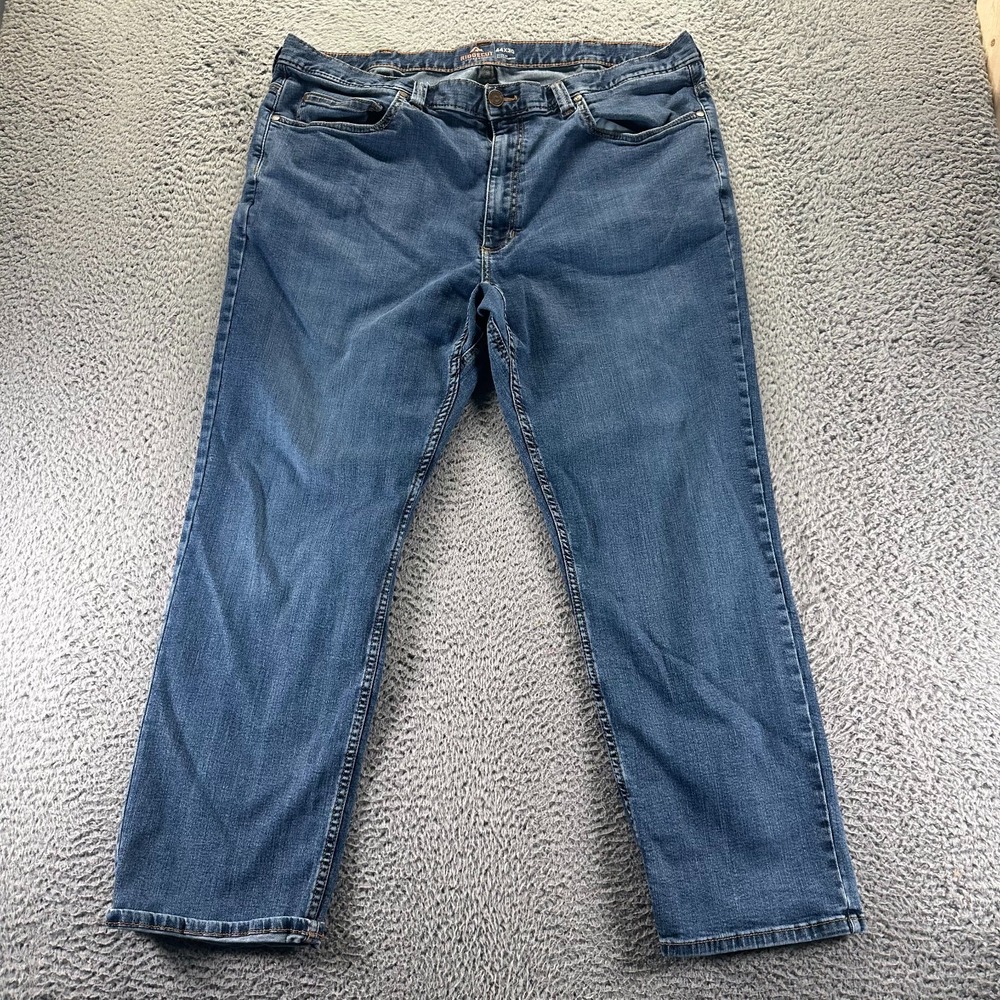 Ridgecut Toughwear Jeans Mens 42x30 Blue Cotton Denim Straight Workwear Stretch